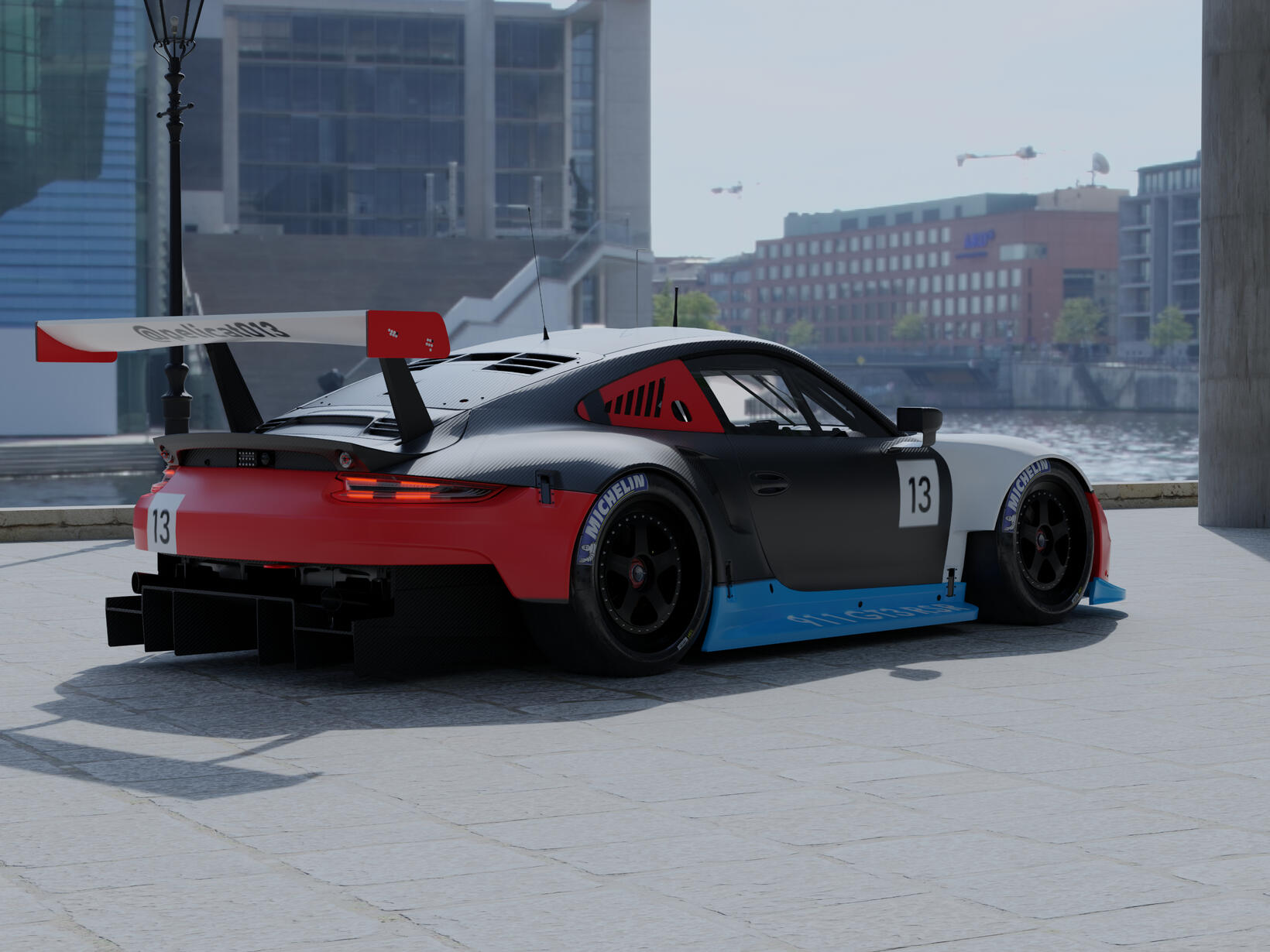 Porsche 911 RSR - Blender